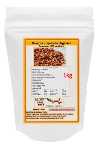 Granola Especial Cibele 1kg Orgánica