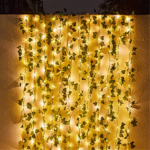 Decoración De Patio Al Aire Libre J Luz Led Hoja De Arce