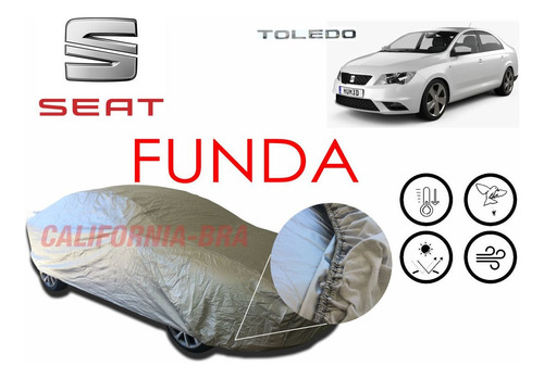 Cover Impermeable Broche Eua Seat Toledo 2012-2019