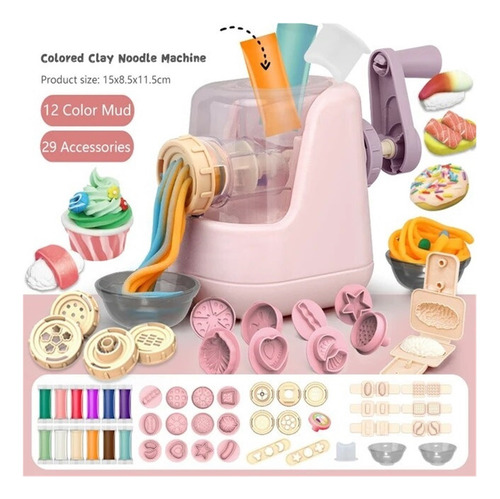 Kit De Juguetes De Plastilina For Hacer Fideos Diy For Niñ