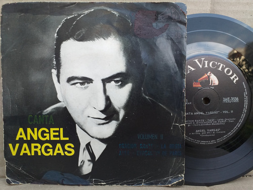 Angel Vargas - Canta Angel Vargas - Ep De Vinilo - Tango