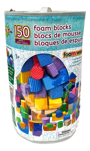 Bloques De Construccion Foami 150 Pzs Didactico Montessori