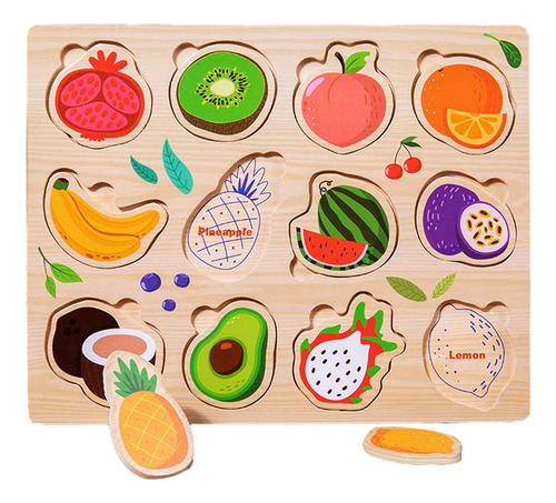 Rompecabezas De Madera, Tablero Digital De Tablero De Frutas