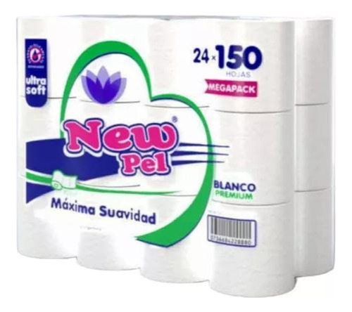 Papel Higienico Hoja Simple Newpel 30 Mts X24 Rollos Soft