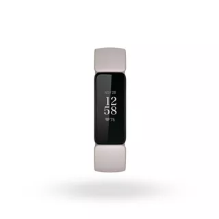 Smartband Fitbit Inspire 2 caja de plástico black, malla lunar white de elastómero FB418