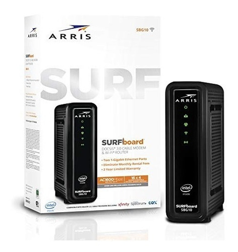Arris Surfboard Sbg10 Docsis 3.0 Cable Modem  Ac1600 Wi Fi