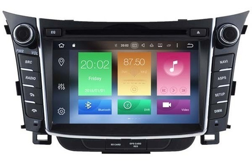 Radio Gps Bluetooth Hyundai I30 2011-18 Android 9 64gb 4gb