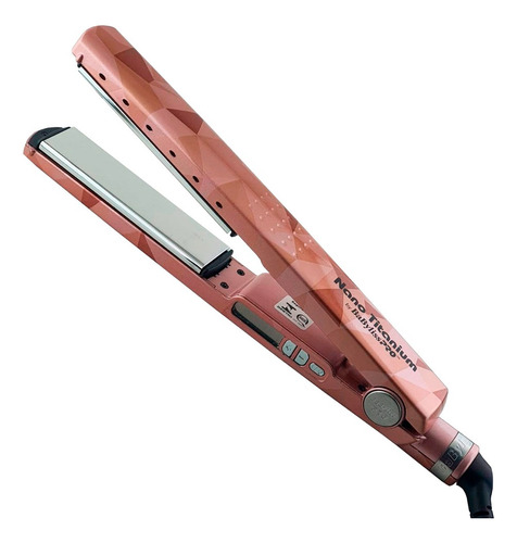 Prancha Nano Titanium By Roger Vetro Rose - Oferta