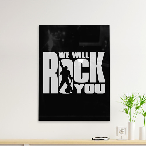 Cuadro Deco We Will Rock You (d1339 Boleto.store)