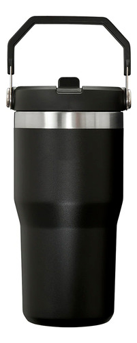 Termo Iceflow Flip Straw 20oz Negro Marca Stanley