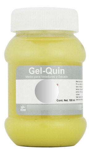 Medio Veladuras Y Acelerador De Secado Óleo, Gel-quin 100 Ml