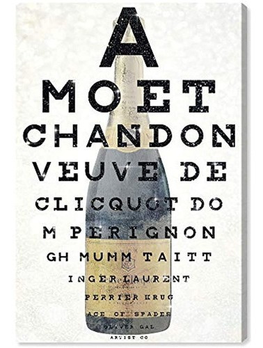 El Artista Oliver Gal Co. Tabla Optometrica De Champan | I