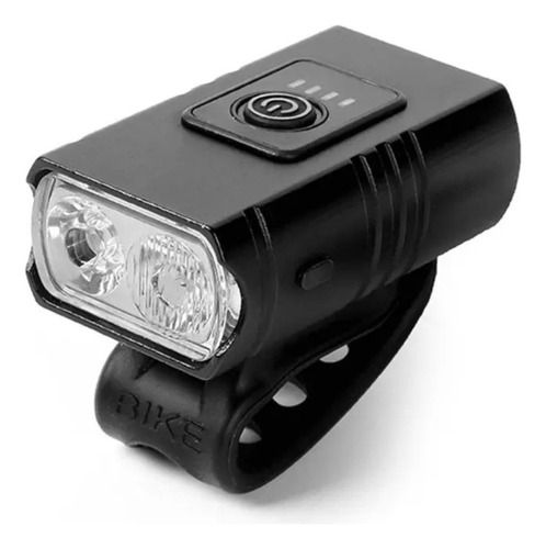 Farol Lanterna Bike 3 Led T6 Usb Recarregável - 6000 Lumens