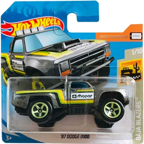 Hot Wheels &#39;87 Dodge D100 Baja Blazers 64/250 2019 Tarje