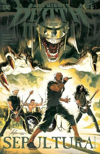 Cómic Dark Nights :death Metal #5 Edición Bandas Sepultura 