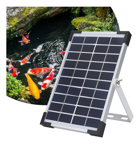 Água Da Lagoa Do Aquário Do Oxigenador Movido A Energia