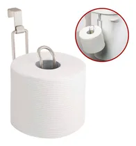 Comprar Porta Rollo Papel Higiénico Baño Mochila Inodoro Accesorio Color Plateado