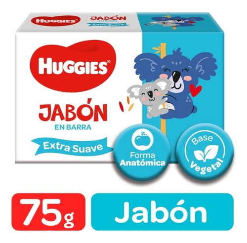 Jabón  X75gr Huggies