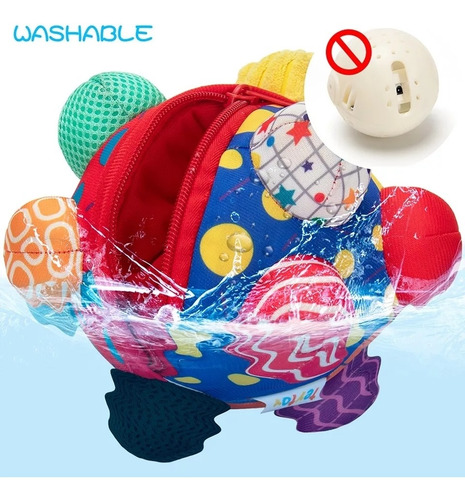 Imagen 6 de 6 de Pelota Sensorial Para Bebes Y Niños Pelota Suave Para Bebes