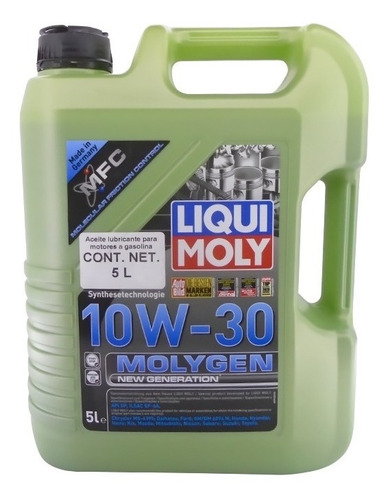 Molygen 10w30 5l Aceite Sintetico Antifriccionante Tungsteno