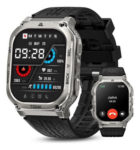 Reloj Inteligente Amaztim Military M3 Ultra Gps 50 M Resiste