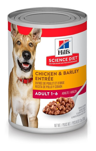 Alimento Perro Adulto Hill's Science Diet 12pzas De 369g