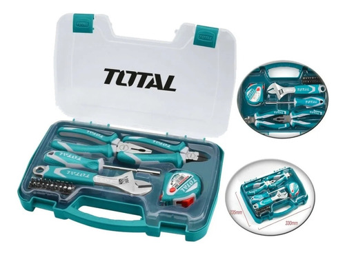 Set Kit Herramientas De Mano Total 25 Piezas