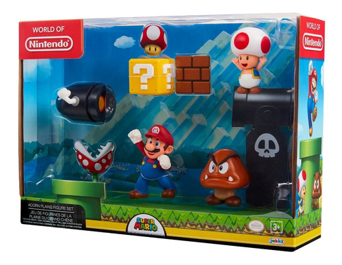 Set De Figuras Nintendo Super Mario Bros 