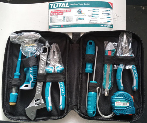 Imagen 4 de 5 de Juego Kit Estuche De Herramientas Total 9 Piezas Completo