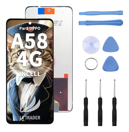 LL Trader Pantalla LCD para Oppo A58 / Oppo A79 / Oppo A98 / Realme C55 / OnePlus Nord CE 3 Lite / OnePlus Nord N30