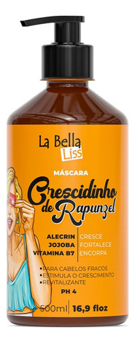 La Bella Liss Crescidinho De Rapunzel Máscara 500 Ml