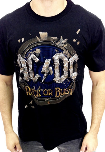 Xxg Camiseta Consulado Do Rock E1035 Acdc Camisa Banda