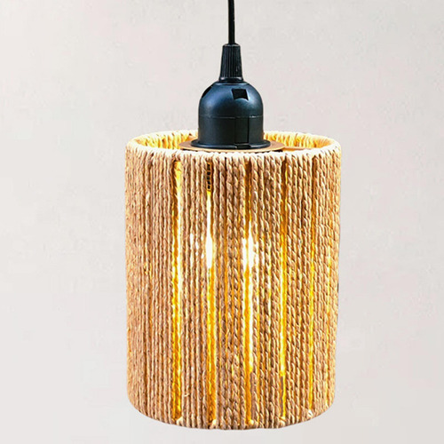 Paper Rope Lamps Scose Lámpara De Techo De Lámpara Tejida
