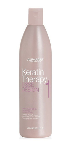 Shampoo Deep Cleansing Keratin Therapy Alfaparf Paso 1