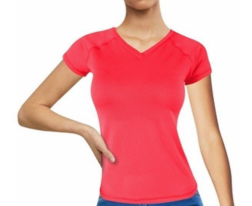 Camiseta Blusa Deportiva Dama Malla Fit Gimnasio