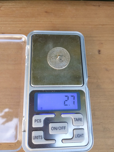 Antiguo Botón De Plata Gauchesco De Platería Anezin. (Usado)