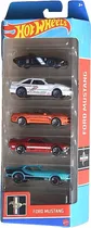 Comprar Hot Wheels Mattel Pack Five 5 Ford Mustang HFV92 1:64 HW Color Multicolor