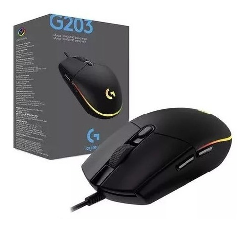 Bc.ec Mouse Gamer Logitech G203 Lightsync Rgb 8000 Dpi