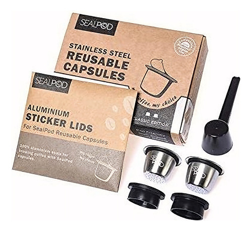 Repuesto Reutilizables Nespresso De Acero Inoxidable