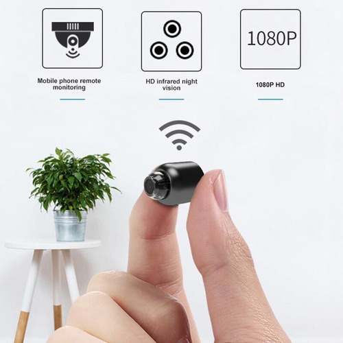 Xinnuo Mini Cámara Espía Inalámbrica Wifi Camuflada Con