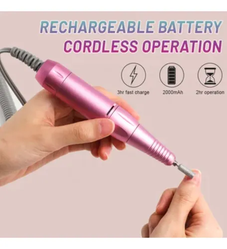 Pulidor Uñas Portatil Recargable Inalámbrico 35000rpm Sml