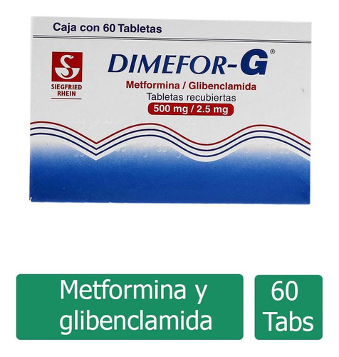 Dimefor G 500 Mg / 2.5 Mg Caja Con 60 Tabletas