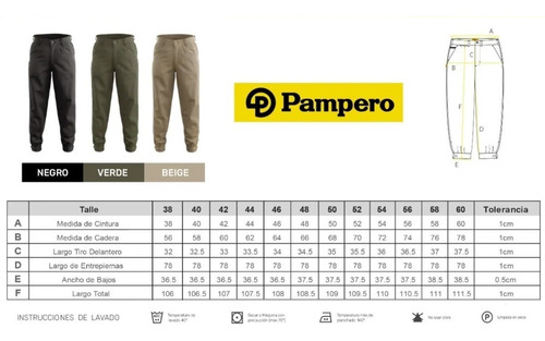Bombacha Campo Pampero Original Resistente Hombre Pp
