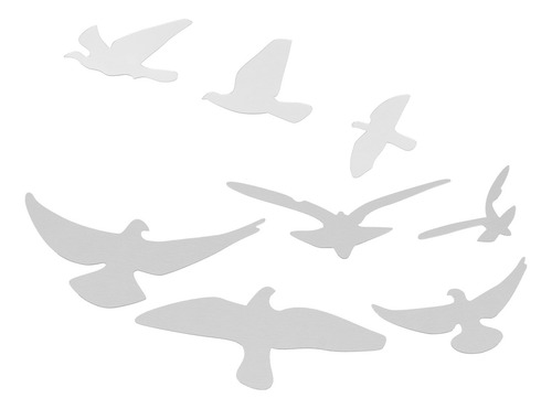 Adhesivo De Pared Con Forma De Pájaro Con Forma De Espejo, P
