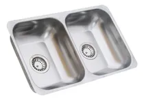Comprar Bacha De Cocina O Lavadero M30c Cestillo Acero Inoxidable Sopapa Medidas 62*39*14 Cm Bajo Mesada Acero Inoxidable Terminacion Mate Pileta De Cocina O Lavadero