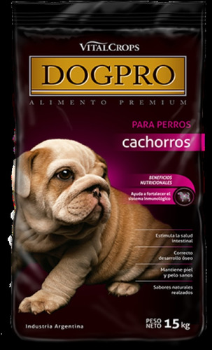 Alimento Colonia El Ombu  Dogpro X 8 Kg Cachorros+1,5 Kg