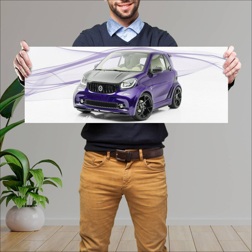 Cuadro 30x80cm Auto 2019 Smart Fortwo By Mansory 168