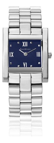 Relógio De Pulso Jean Vernier Masculino Jv03657 Azul