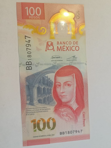 Billete De $100 Pesos Serie Bb