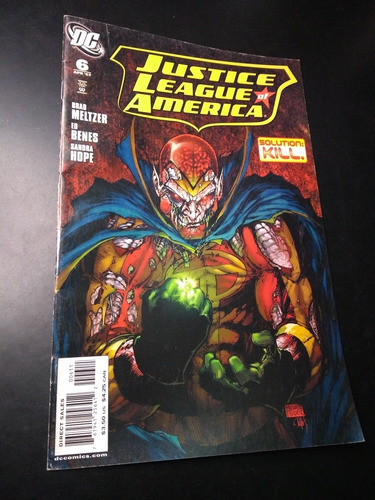 Justice League Of America #6 2nd Series Dc Comics En Ingles